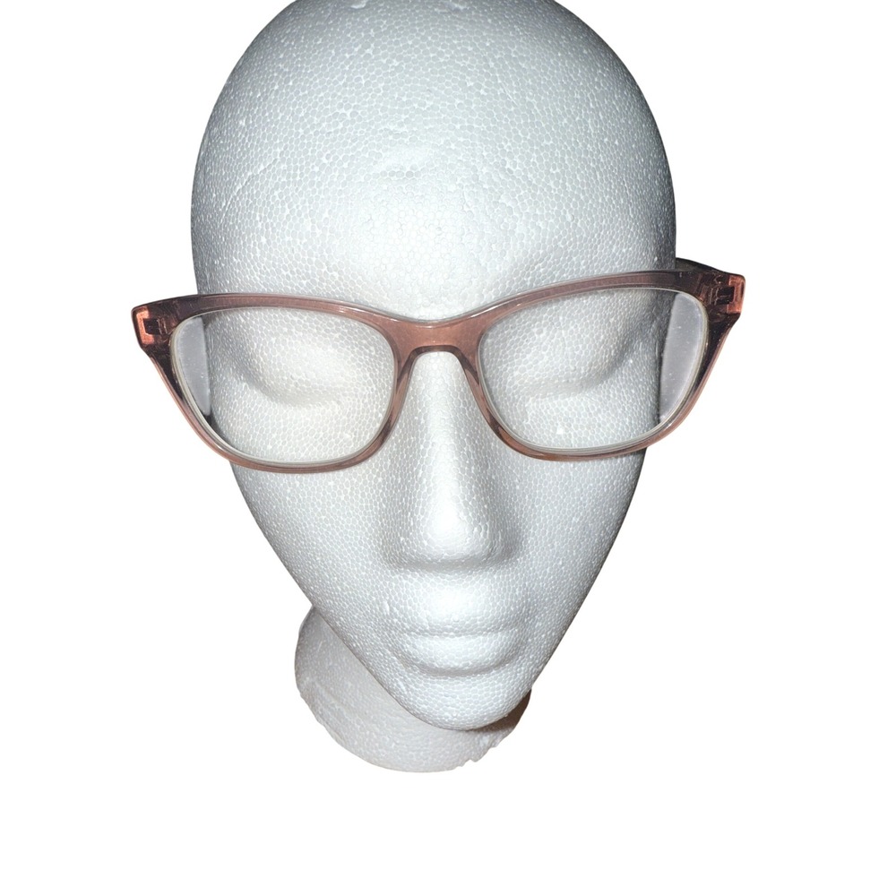 Guess Pink Glitter Rectangular Eyeglasses Frames GU2678 52-17-140 Womens